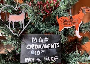 MGF Goat Ornament